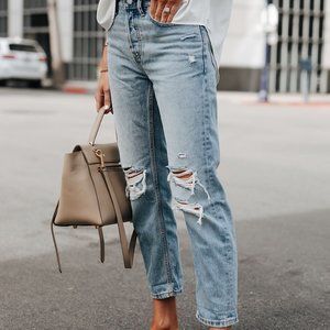Everlane The Edition 03 Destructed Oversized Jean